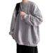 Men's Streetwear Hoodie – Oversized Pullover With Minimalist Design (Trendy High-Street Look, Lightweight For Spring/Fall)_viptrois.com