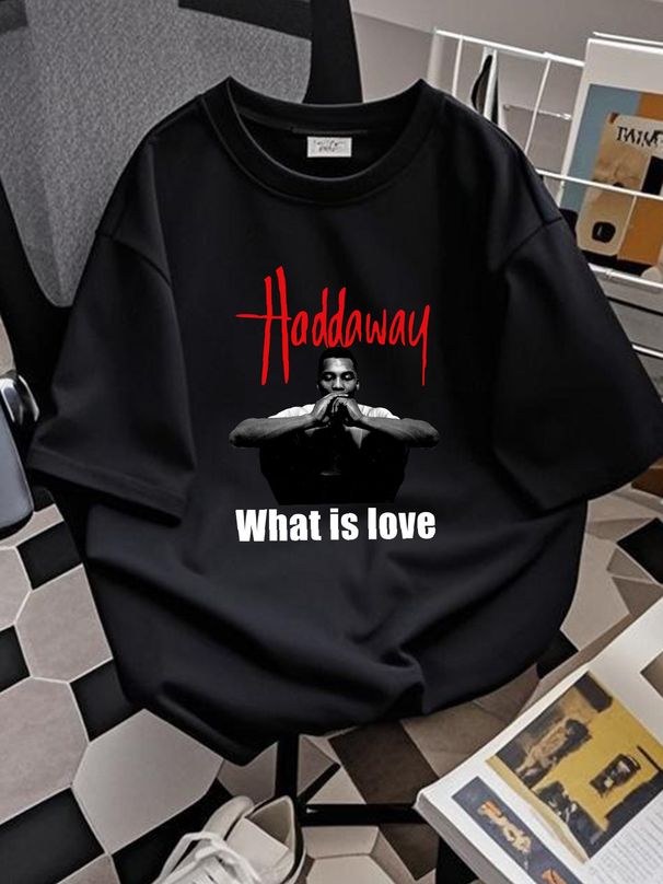 Haddaway What Is Love Baby Don't Hurt Me Gift Merch T Shirt Unisex S To XL Breathable Fashion Casual Top For Everyday Wear Slightly Soft Graphic_viptrois.com
