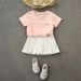 Mother&Kids Girls' pleated skirt pants Children's summer dress with safety pants Thin medium and small children's skirt_viptrois.com