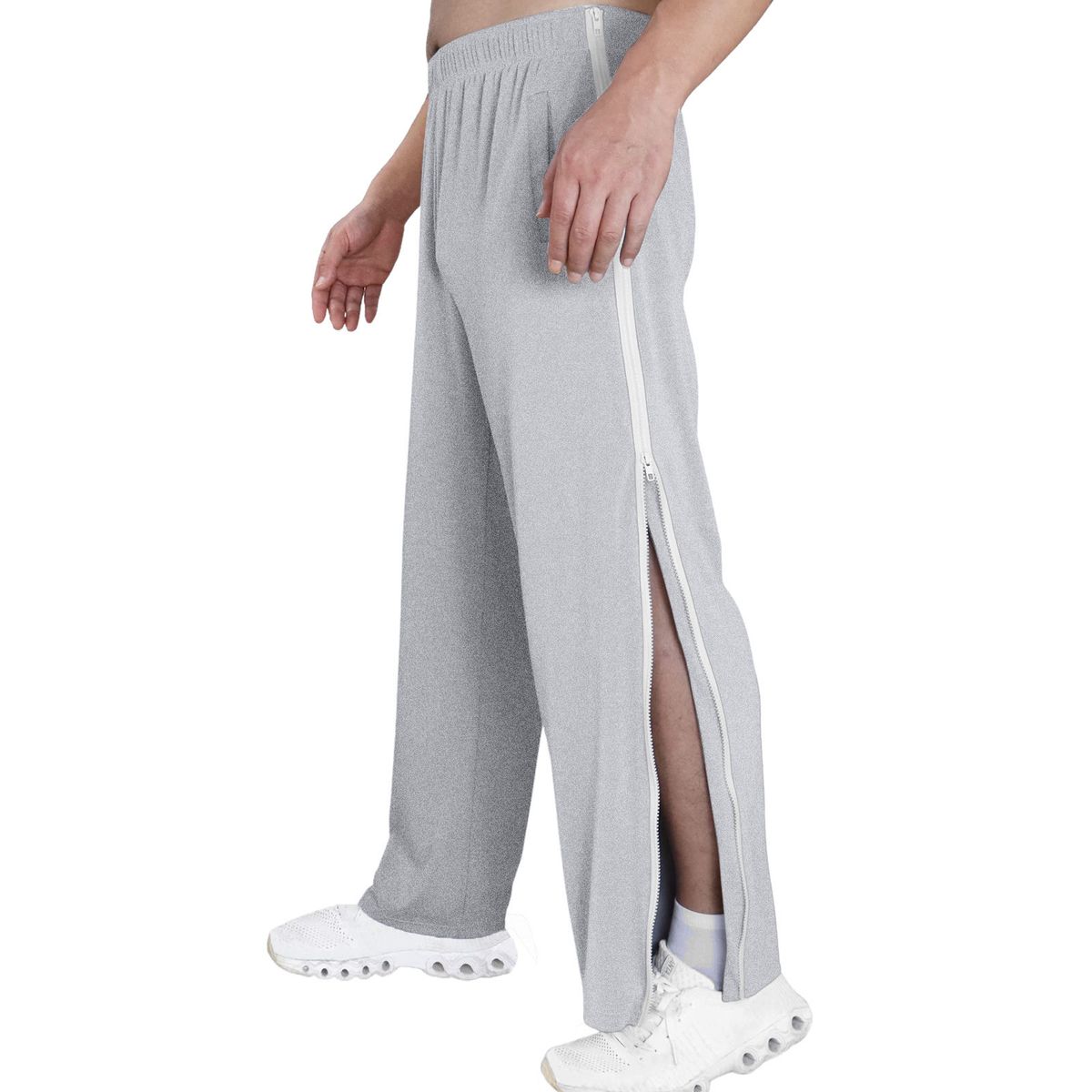 Men's Clothing Sports Zipper Pants Loose Sweatpants Training Seconds Off Basketball Pants Trendy Fashion Simple Versatile Casual Pants_viptrois.com