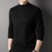 Pure Huifanna Autumn Winter New Style Fine Half Turtleneck Men's Knitted Sweater Middle-aged And Young People Inner_viptrois.com