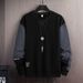 Men's Clothing Sweatshirt Men 2024 Spring New Men's Sweatshirt Spring And Autumn Round Neck New Loose Long Sleeved Bottoming T Shirt Men_viptrois.com