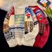 Pure Fleece-Lined Thick Sweater For Men, Couple Bear Red New Year Christmas Winter Warm Knitted Jacket, Foreign Trade_viptrois.com
