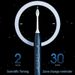 Ultrasonic Sonic Electric Toothbrush Rechargeable Tooth Brushes Washable Electronic Whitening Teeth Timer Brush 5 Colors_viptrois.com