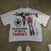Men's Clothing Print Large Size T Shirt Gothic Graphic T Shirt Y2k Top Armed Gothic Men's Short Sleeve_viptrois.com