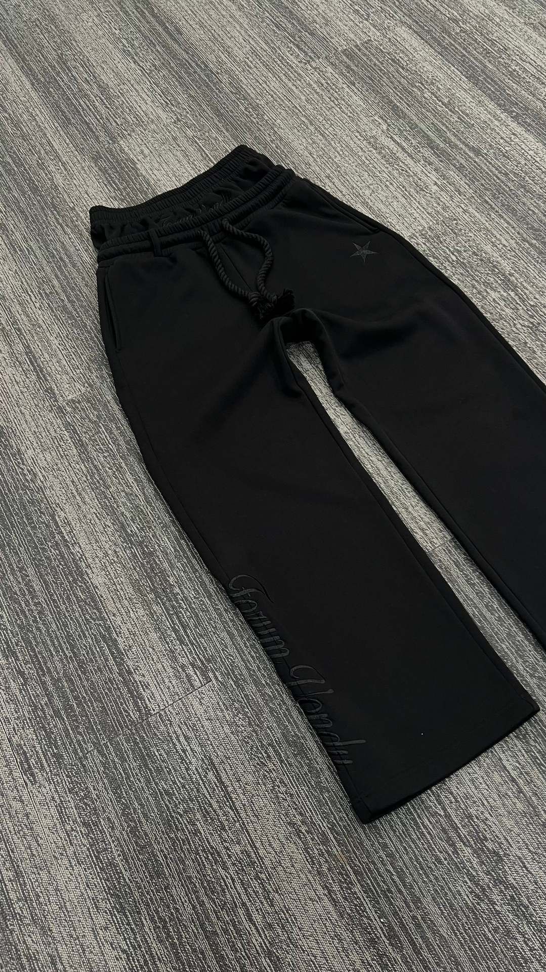 Men's Clothing Retro Casual West Coast Sweatpants High Street Casual Pants Loose Straight Pants_viptrois.com