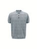 Men's Clothing Shirt Men New Summer Breathable Versatile Casual Short Sleeved Knitted Top_viptrois.com