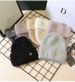 New Double Fold Flanged Rabbit Fur Hat Autumn And Winter Wool Hat Female Internet Celebrity M Standard Knitted Hat Winter Warm Ear Protection_viptrois.com