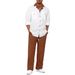 Men's Clothing Foreign Trade Sports Men's Two Piece Casual Sports Fashion Suit Light And Comfortable Long Sleeved Trousers Suit_viptrois.com