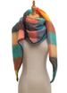 Unisex Plaid neckline autumn-winter loop yarn triangle shawl scarf_viptrois.com