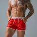 Men's New Large Pocket Nylon Swim Trunks Fashionable Close-fitting Summer Pool Beach Quick-dry Boxer Shorts_viptrois.com