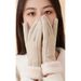 Autumn Winter Warm Gloves For Women, Fleece-Lined Thickened, Outdoor Cycling Anti-Freeze Gloves, Touchscreen Compatible,_viptrois.com