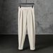 Men's Slim-Fit Hook-and-Loop Ankle Pants - Lightweight Summer Dress Pants With Breathable Fabric, Wrinkle-Free & Comfortable For Casual & Office Wear_viptrois.com