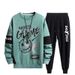 Men's Clothing Casual sports suit sweatshirt men's spring and autumn printed men's autumn clothes loose two piece suit men's clothing wholesale_viptrois.com