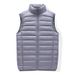 Men's Slim Fit Lightweight Vest For Autumn & Winter – Casual Layering (Light Grey/Black/Burgundy/Navy)_viptrois.com