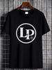 LP Latin Percussion Logo T Shirt Designer Clothes Casual Summer Soft Homme Stylish Slightly Stretched Versatile Top For Everyday Wear Unisex_viptrois.com