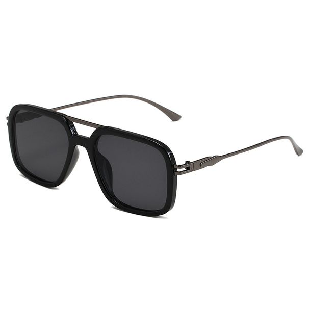 Men's Retro Square Frame Sunglasses - Double Beam Design With UV400 Protection For Driving & Outdoor (Fashion Trends Hot-selling)_viptrois.com