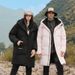 Men's Clothing Couple's Slim-Fit Mid-Length Down Jacket – Waterproof, Anti-Bacterial, 600+ Fill Power White Goose Down Coat (Black, Cream White, Red)_viptrois.com