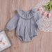 Kids' Clothing Long Sleeved Striped Romper_viptrois.com
