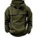 Pure Cross-Border Spring Autumn New Men's Hooded Solid Color European And American Youth Sports Multi-Pocket Patchwork_viptrois.com