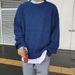 Men's Clothing Round neck sweater men's new autumn and winter inner wear base knitted sweater loose thickened trend_viptrois.com