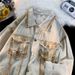 Broken Hole Fire Denim Jacket For Men's Spring New Item, Niche Design Sense, American Jacket, Trendy Brand, Loose Top_viptrois.com