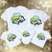 Pure Cotton Parent Child Wear Short Sleeved Solid Color Blank Family Wear_viptrois.com