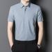 Men's Clothing Men's Premium Silk Blend Shirt – Lightweight & Breathable Short Sleeve (8 Elegant Colors, Wrinkle-Resistant & Moisture-Wicking)_viptrois.com