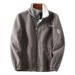 Pulse 8789 Norwegian Cold-Resistant Thickened Fleece Winter Plus Size Men's Fleece-Lined Stand Collar Jacket_viptrois.com