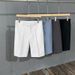 Men's Clothing Pants Drape Summer Thin Ice Silk Suit Shorts Loose Trousers_viptrois.com