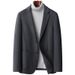 Men's Clothing Autumn and winter 100% wool suit hand sewn double faced wool suit men's slim small suit wool jacket men's clothing_viptrois.com