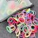 Children's Accessories Disposable Girls Hair Small Hair Ring Rubber Band High Elastic Candy Color Small Seamless Towel Ring Hair Ring_viptrois.com