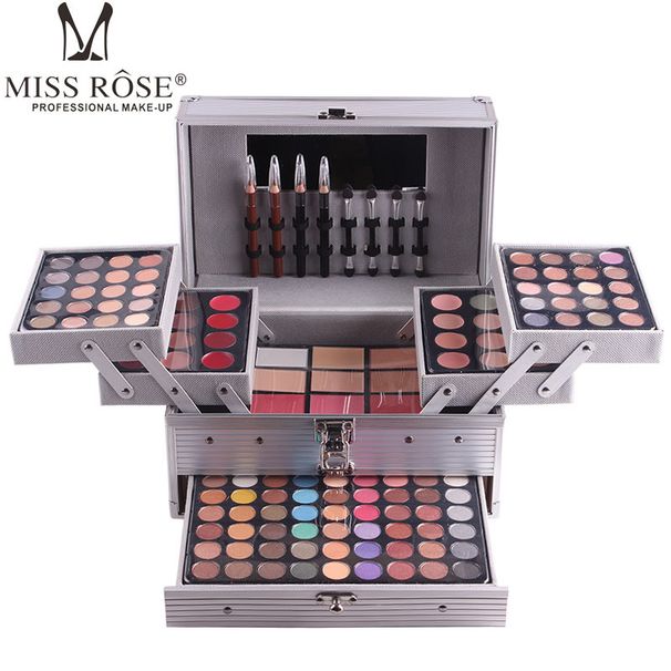 MISS ROSE Multifunctional Cosmetic Bag Makeup Artist Special Makeup Box Eyeshadow Palette WISH Hot Sale_viptrois.com