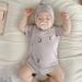 2025 Summer Nordic Style Baby Clothes Class A Pure Cotton Thin Modal Newborn Romper Baby Clothes_viptrois.com