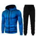 Men's Clothing Autumn and Winter New Men's Casual Cardigan Hooded Sweater 3D Printed Youth Men's Jacket Set_viptrois.com