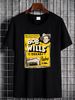Bob Willis & The Texas Play Retro Playbill Style Shirt Unisex T-shirt Stylish Slightly Graphic Top For Everyday Wear Designer Clothes Versatile_viptrois.com