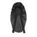New Long Tube Satin Sleep Hair Care Cap With Bow Tie Headband_viptrois.com