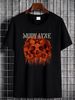 Mudvayne - Men's Heavyweight Short Sleeve T-Shirt - Black - Size L Unisex Breathable Fashion Homme Comfortable Casual Stylish Graphic Summer_viptrois.com