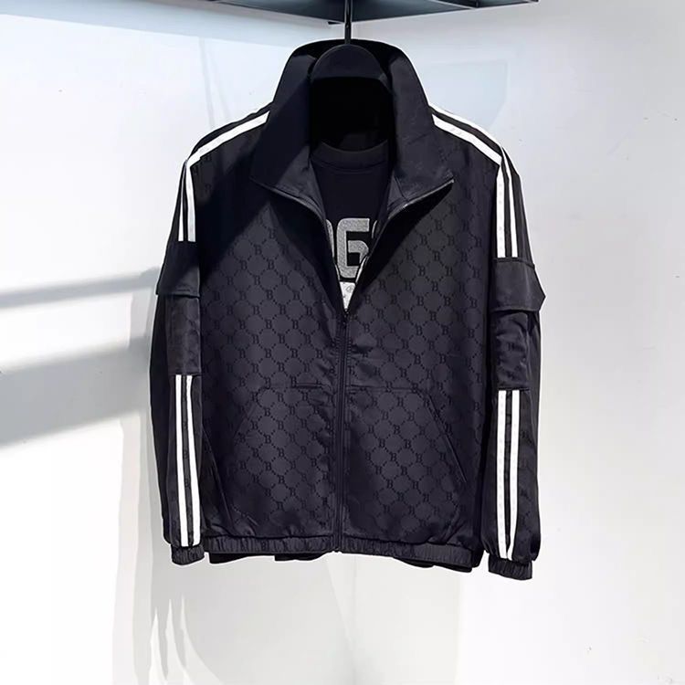 Men's Clothing 2025 Spring And Autumn New Fashion Brand Jackets Men's Trendy Casual Yuppie High End Stand Collar Jacket Men's Hot Tops_viptrois.com