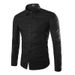 Men's Clothing Fashion Candy Color Slim Shirt Youth Solid Color Business Casual Long Sleeve Shirt_viptrois.com
