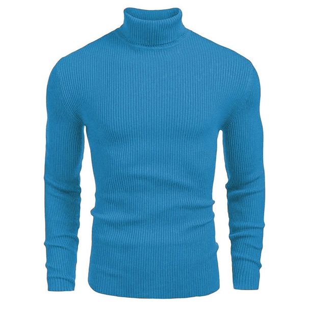 Loom 2023 Foreign Trade Knitwear Turtleneck Autumn Winter European And American Men's Long Sleeve Pullover Sweater_viptrois.com