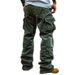 Men's Clothing Corduroy Casual Pants Men Autumn Retro Loose Workwear Pocket Hem Elastic Windproof Design Trousers_viptrois.com
