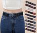 Lazy Belt Invisible Women's Seamless Versatile Elastic Belt Elastic Jeans Women's Clothing Punch-free Belt Wholesale_viptrois.com