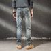 Classic Men's High End Jeans Stretch Straight Leg Casual Versatile Simple Long Pants Korean Trendy Brand New Spring Style_viptrois.com
