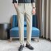 Men's Casual Dress Pants Summer Ice Silk High Elasticity plus Size Long Pants Cool Comfortable_viptrois.com