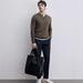 "Classic Henley Collar Men's Sweater – Vintage-Inspired Thick Knit For Winter Warmth & Comfort"_viptrois.com