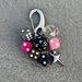 Destiny Pink Dice Retro Personality Bag Hanging Keychain Bag Pendant Trendy Color Advanced Matching Pendant_viptrois.com
