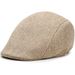 Beret For Men, Summer Middle-aged And Elderly Linen Cool Hat, Grandpa Outdoor Casual Versatile Sun Protection_viptrois.com