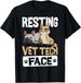 T-shirtt-shirtresting 2026 Vet Tech Face Veterinary Assistant Gi_viptrois.com
