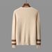Pulse Foreign Trade New Men's Clothing European And American Thickened Cardigan Knitted Turn-down Collar Long Sleeve_viptrois.com